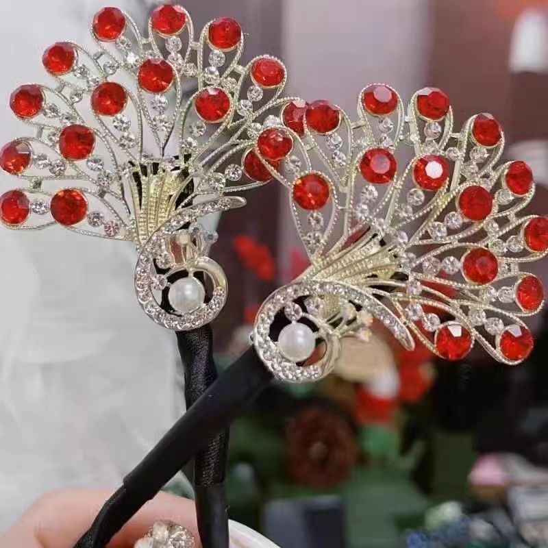 【💞Kupte 1 a získejte 1 zdarma】🦚 Módní retro doplňky do pavích vlasů