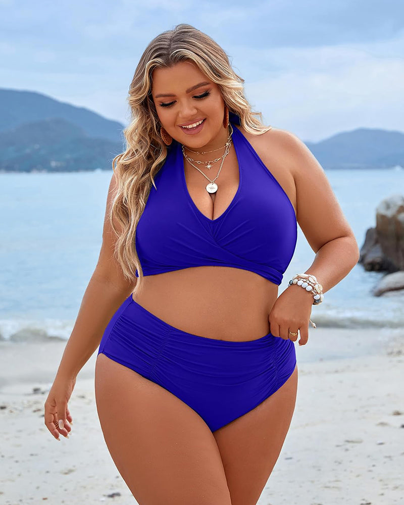 🔥👙Plavky, které tvarují bříško, decentní bikiny s vysokým pasem