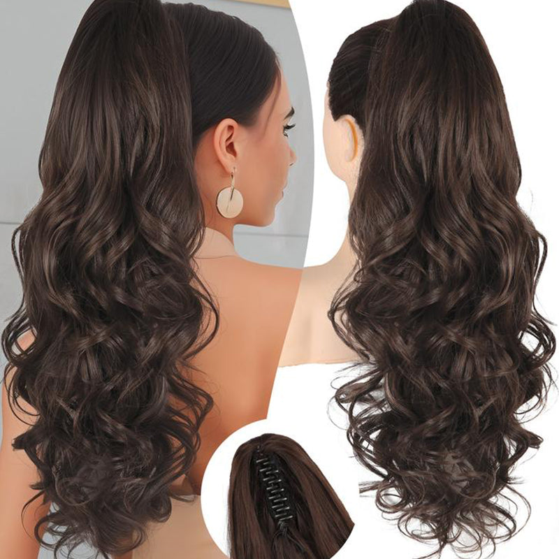 🔥 Časově omezená akce – sleva 50 % 👩💕 Clip-in prodlužování vlasů do culíku 🙋‍♀️