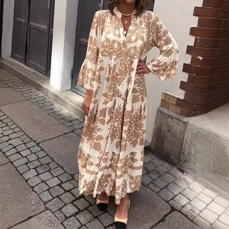 【🌷S-4XL】🌸Dámské šaty s dlouhým rukávem