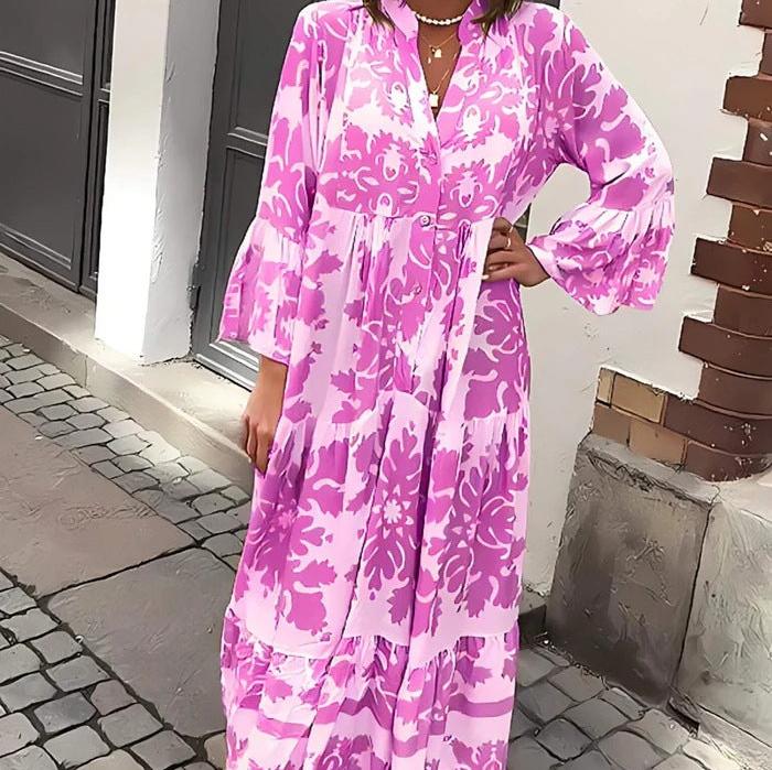 【🌷S-4XL】🌸Dámské šaty s dlouhým rukávem
