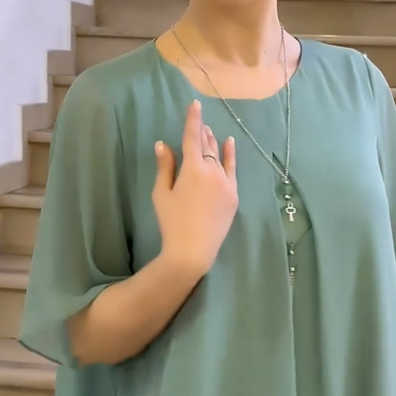 🔥👗 Volné dámské šaty v jednobarevném provedení