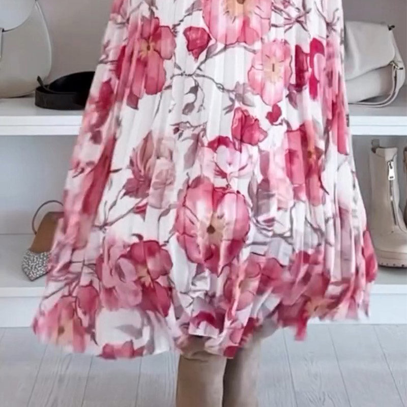 🌸Květinový top s otevřenými rameny a dvoudílný set s maxi sukní