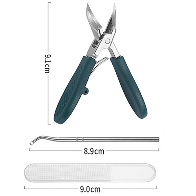 🔥Kleštičky na nehty doporučené podiatry 🛡️ - Ergonomický zkosený design pro nehty na nohou a zarostlé nehty