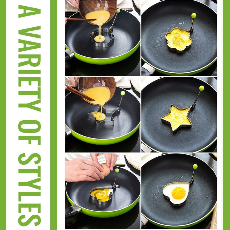 🍳Formičky na smažená vejce z nerezové oceli💖