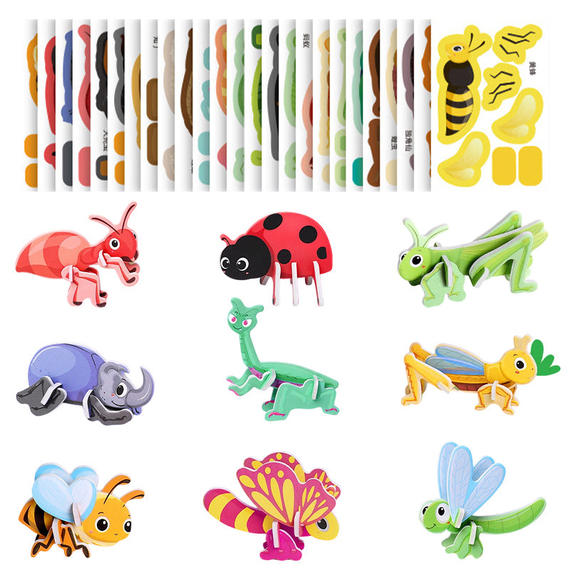 🎨3D vzdělávací puzzle pro děti