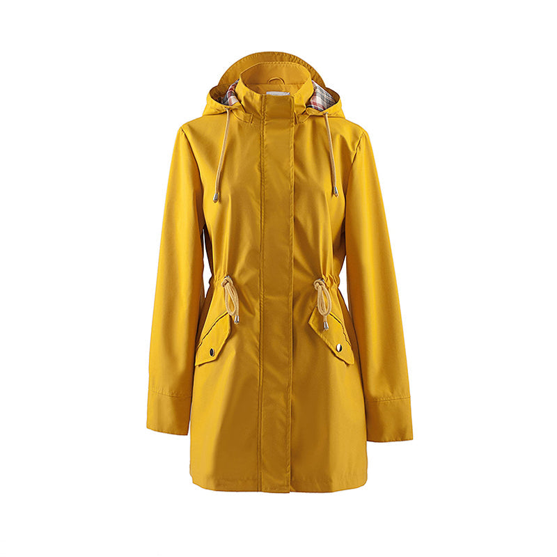 🧥Sleva 50 %🌧️💧 Jednoduchá, nepromokavá a větruodolná bunda, větruodolná bunda s kapucí🍃