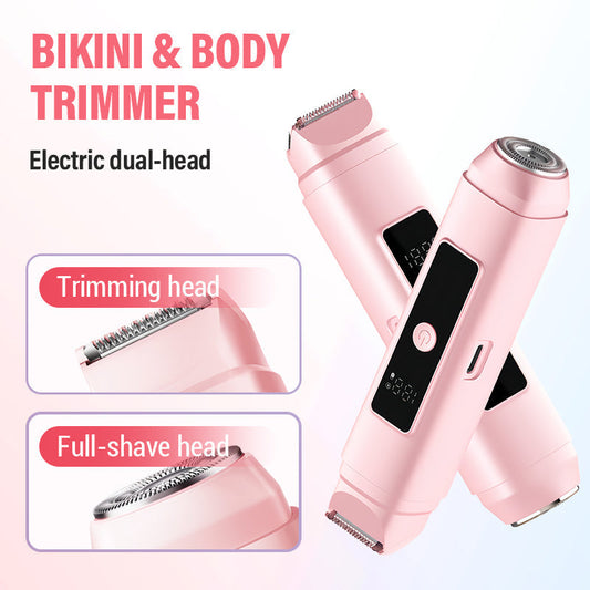 Elektrický dvouramenný epilátor na bikiny a tělo