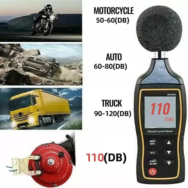 🔥 Vlaková klakson 300 dB, vhodný pro vozidla 🚗🔊