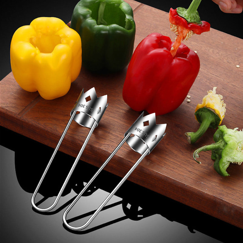 【✨Kupte jeden, druhý dostanete zdarma】🍅Univerzální odstraňovač jader z nerezové oceli
