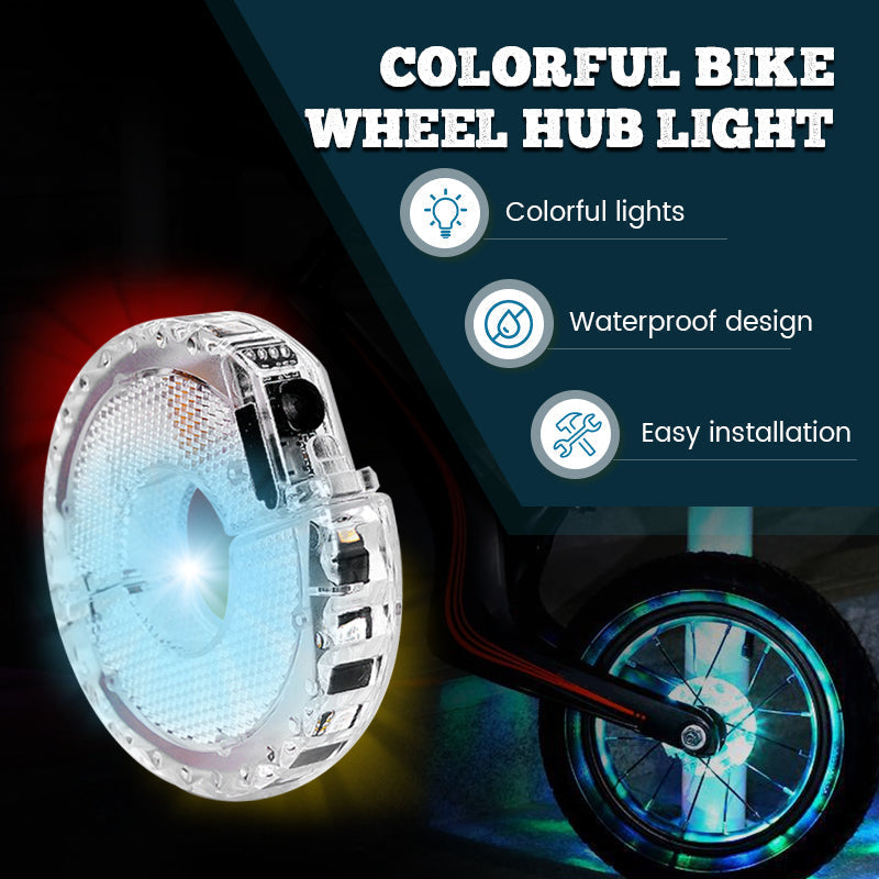 🌈 Barevné světlo na náboji kola 🚴‍♂️💡