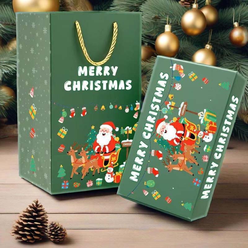 🎅 Unikátní skládací vánoční dárková krabička🎄✨