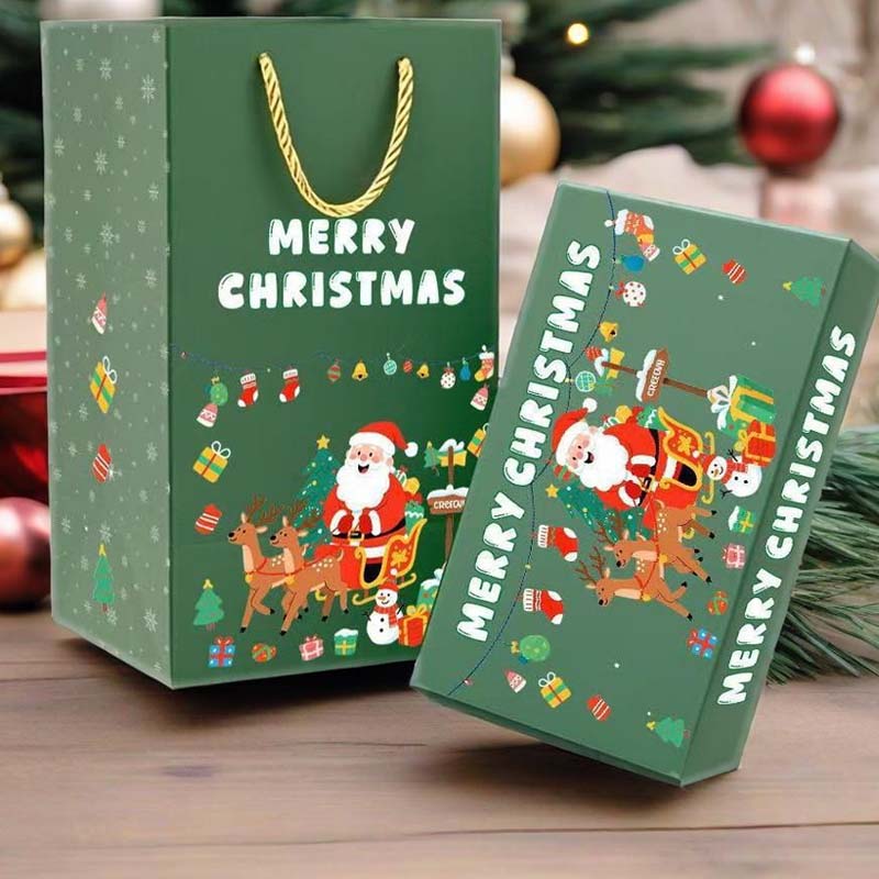🎅 Unikátní skládací vánoční dárková krabička🎄✨