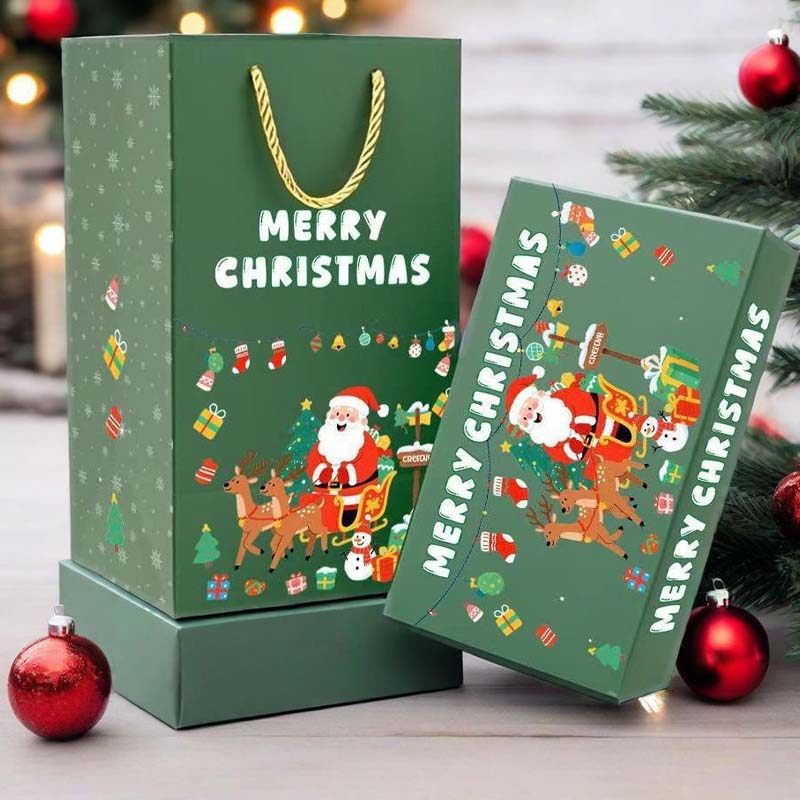 🎅 Unikátní skládací vánoční dárková krabička🎄✨