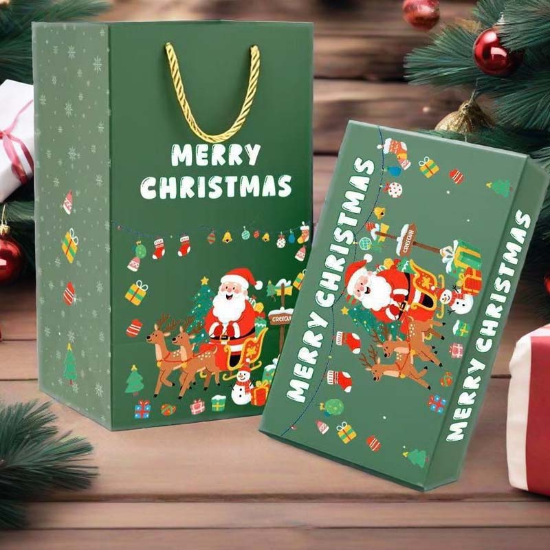 🎅 Unikátní skládací vánoční dárková krabička🎄✨