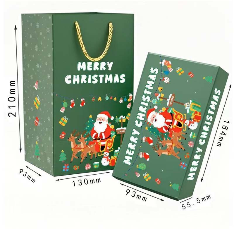 🎅 Unikátní skládací vánoční dárková krabička🎄✨