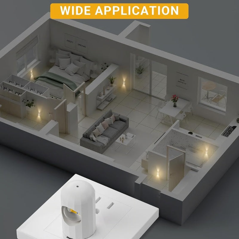 ⚡Chytré LED noční světlo s automatickou regulací jasu