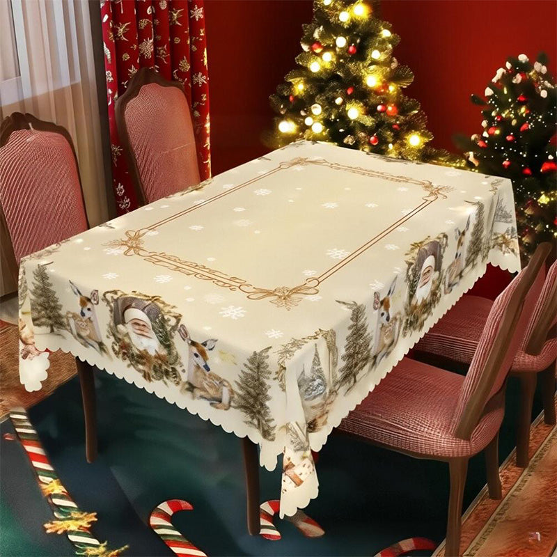 🦌Veselý, klasický vánoční ubrus🎄🎁