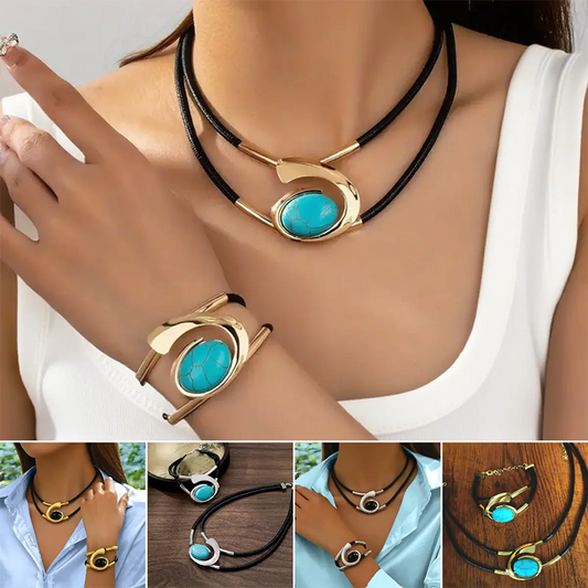 Sada vintage boho náhrdelníku a náramku📿