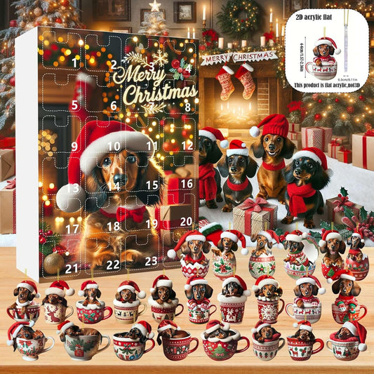 🎅Adventní kalendář pro vánoční jezevčíky 2025🎁