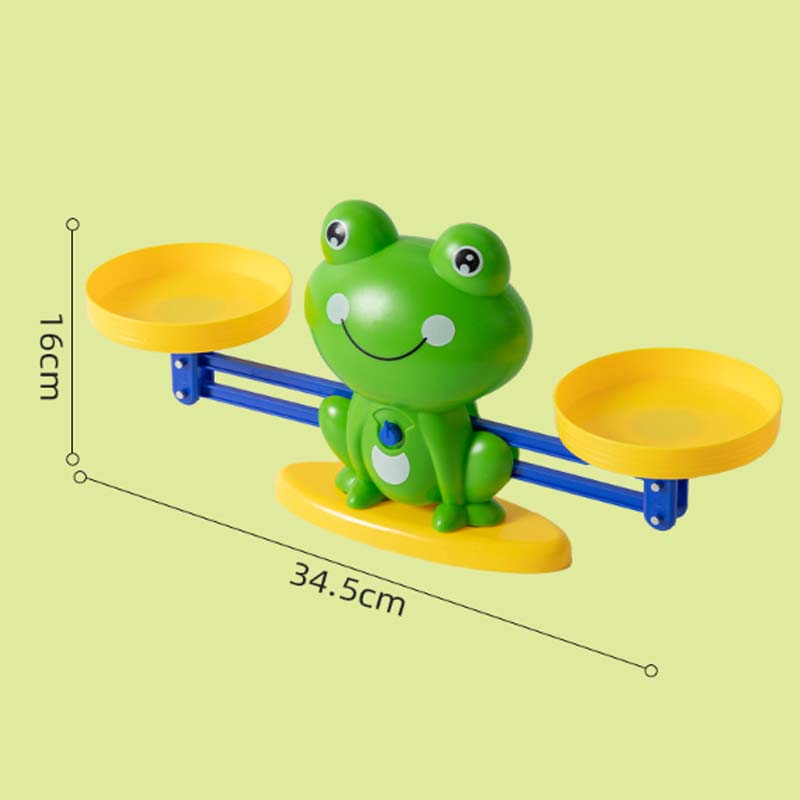 🐸Dětská sada hraček s kreslenými zvířátky a váhami