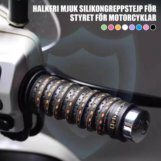 Protiskluzová měkká silikonová páska na řídítka motocyklu