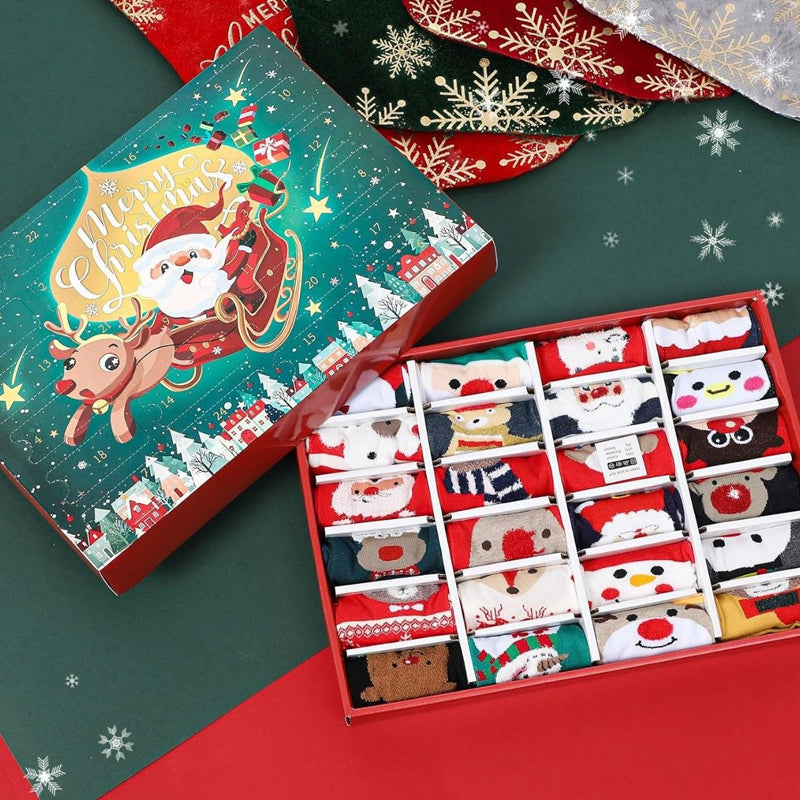 🎄🎁Vánoční ponožkový adventní kalendář🧦
