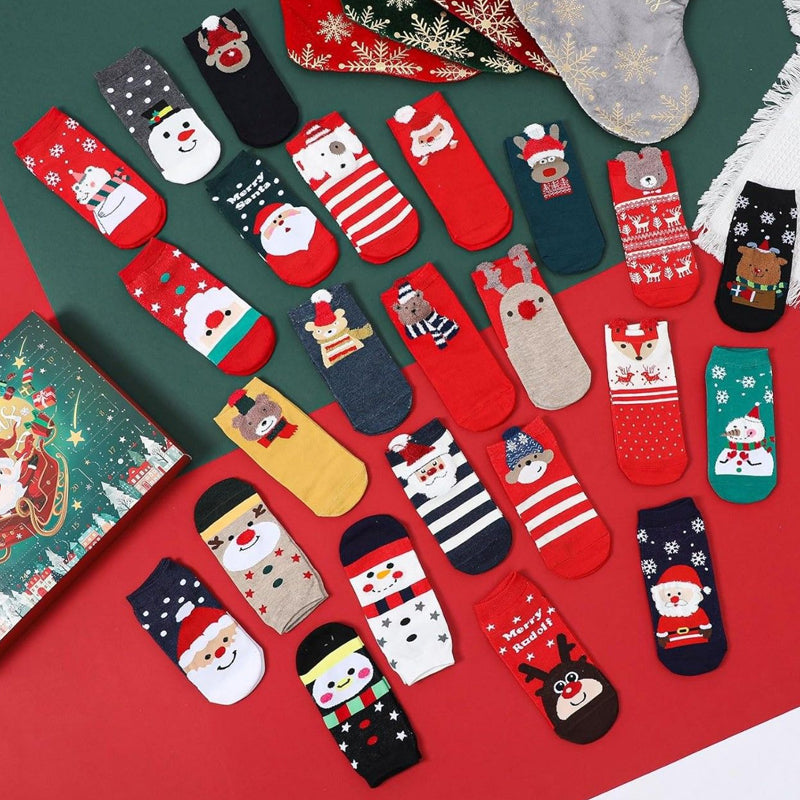 🎄🎁Vánoční ponožkový adventní kalendář🧦