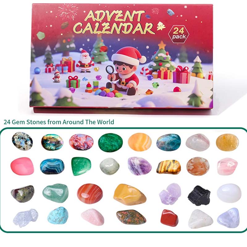 24denní adventní kalendář s geologickým průzkumem