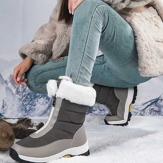 【EU36-42】❄️ Dámské zimní PU boty s bavlněnou a fleecovou podšívkou