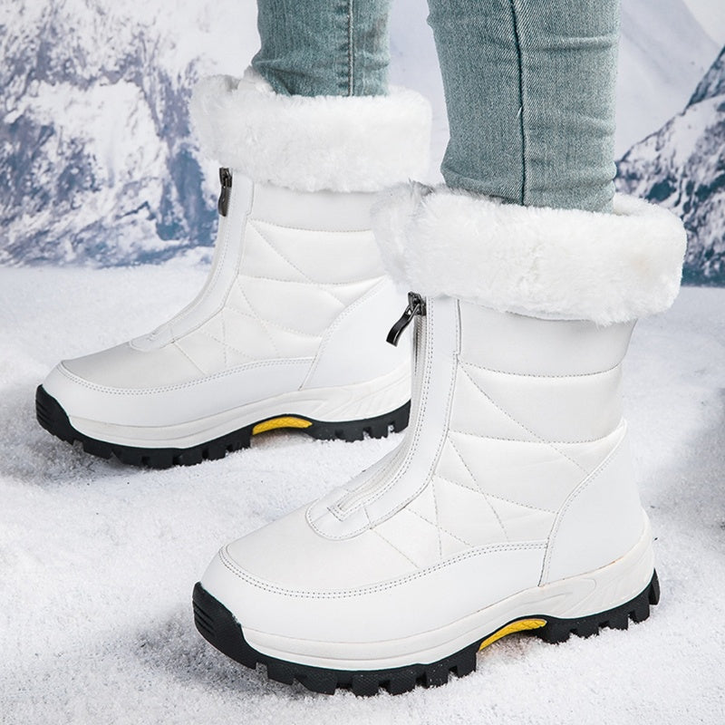 【EU36-42】❄️ Dámské zimní PU boty s bavlněnou a fleecovou podšívkou