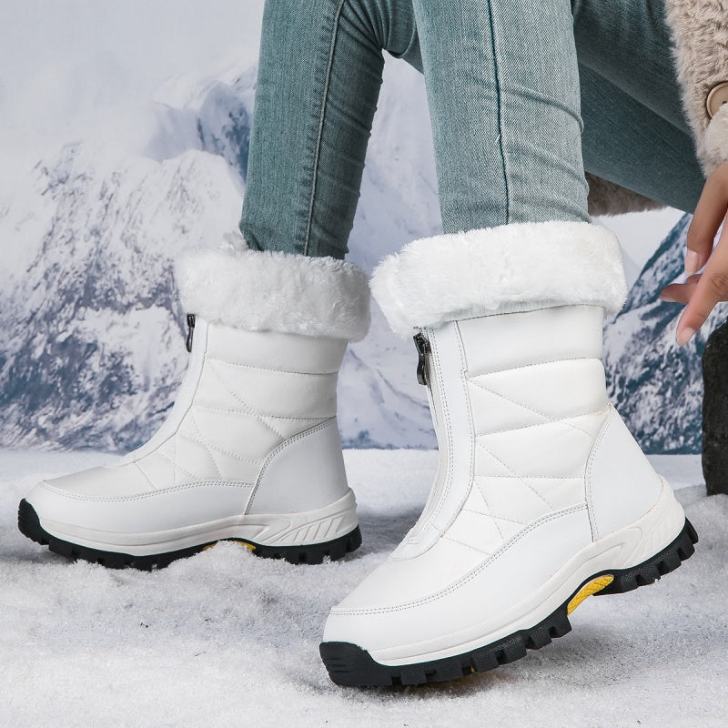 【EU36-42】❄️ Dámské zimní PU boty s bavlněnou a fleecovou podšívkou