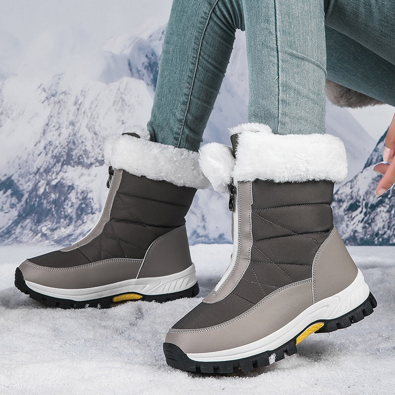 【EU36-42】❄️ Dámské zimní PU boty s bavlněnou a fleecovou podšívkou