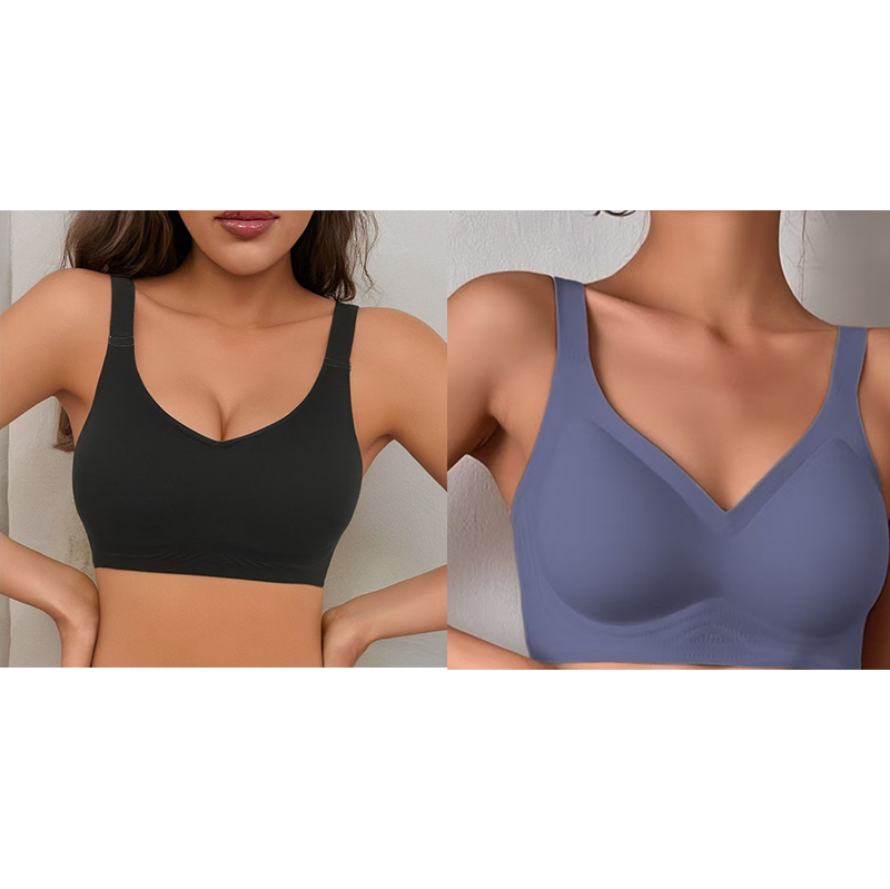 💖 Kupte jeden, druhý dostanete zdarma!  💖 Dámská bezešvá pohodlná sportovní podprsenka