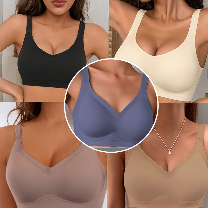 💖 Kupte jeden, druhý dostanete zdarma!  💖 Dámská bezešvá pohodlná sportovní podprsenka