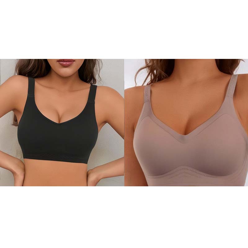 💖 Kupte jeden, druhý dostanete zdarma!  💖 Dámská bezešvá pohodlná sportovní podprsenka