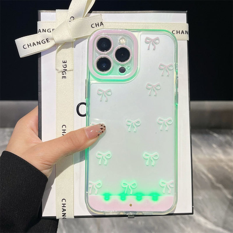 ✨Žhavý prodejce📱Pouzdro na mobilní telefon s třpytivou mašlí