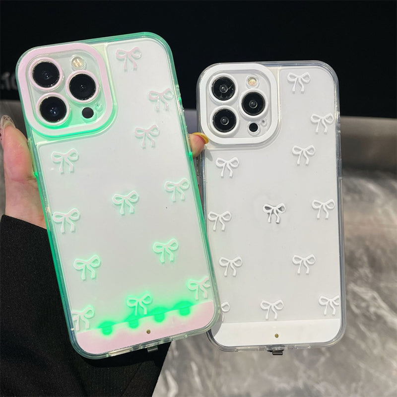 ✨Žhavý prodejce📱Pouzdro na mobilní telefon s třpytivou mašlí