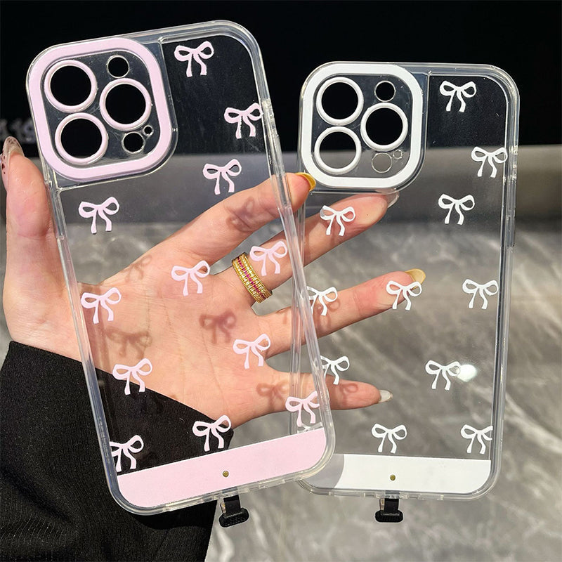 ✨Žhavý prodejce📱Pouzdro na mobilní telefon s třpytivou mašlí