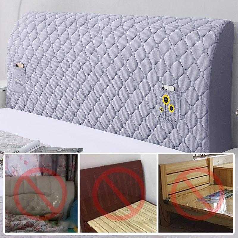 💥 Elastický čalouněný potah na čelo postele🛏️