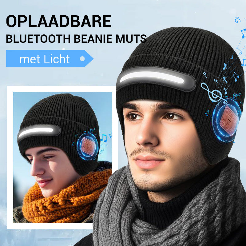 Dobíjecí LED čepice s Bluetooth