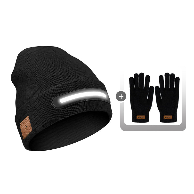Dobíjecí LED čepice s Bluetooth