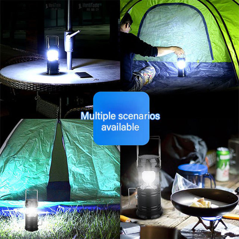 ⛺️Solární skládací kempingové světlo