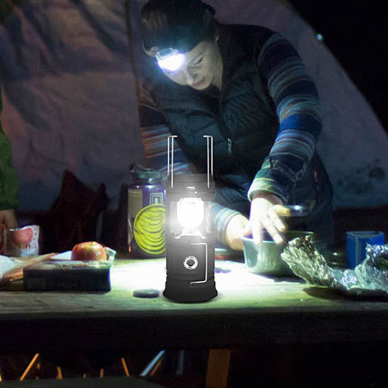 ⛺️Solární skládací kempingové světlo
