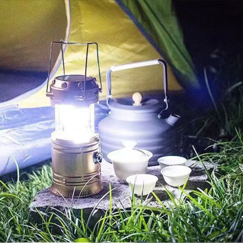⛺️Solární skládací kempingové světlo