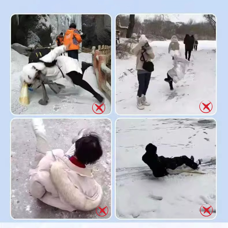 Univerzální 5-hrotové ledové kopačky na boty a kozačky