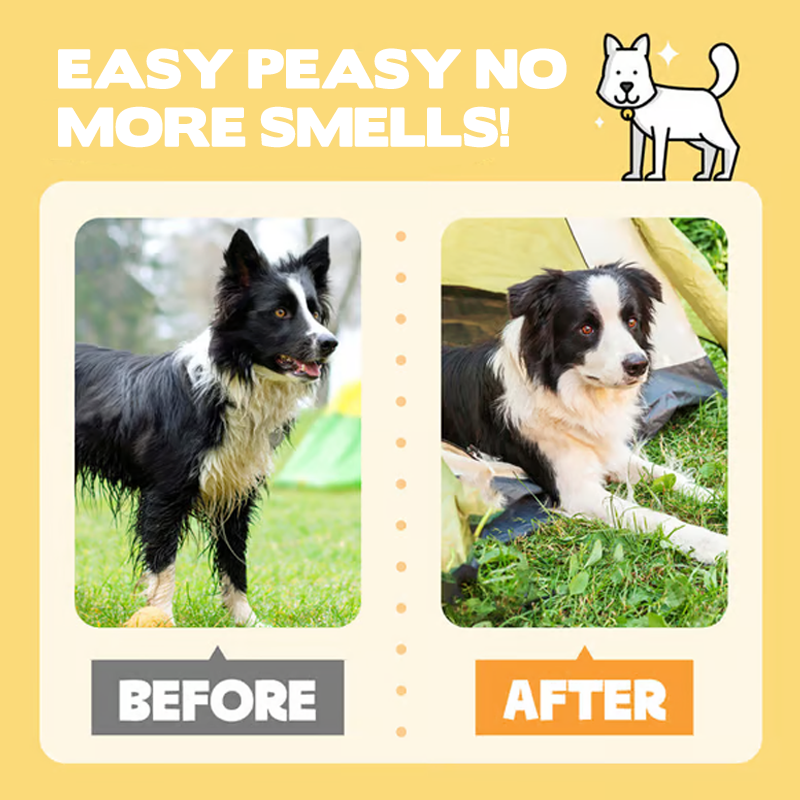 🐶Bezoplachové dezodorační rukavice pro čištění domácích mazlíčků