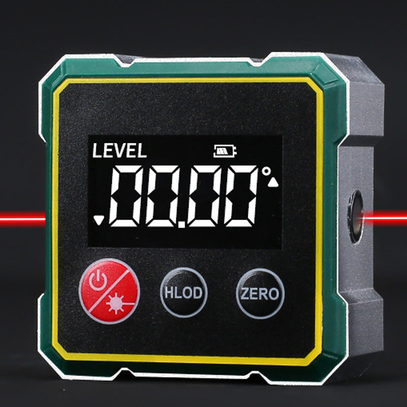 📐4 stranný magnetický digitální úhloměr s laserem