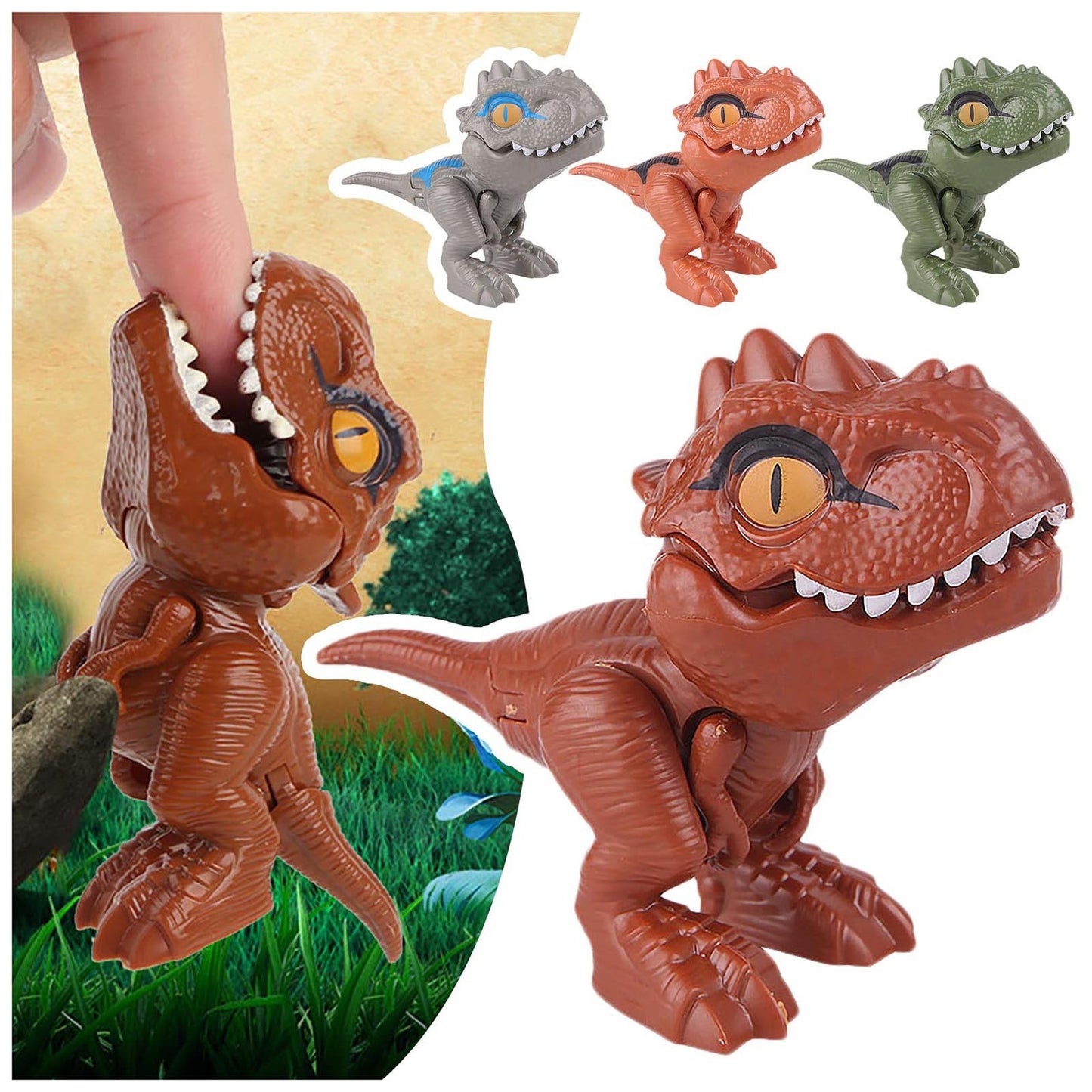 🦕Hračka dinosaura na kousání prstů