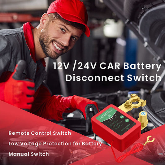 🚗⚡Dálkově ovládaný odpojovač autobaterie 12V/24V🔋